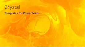  Presentation with orange-abstract - Slide set with splashing-orange-juice-creating-twister background and a light gray colored foreground