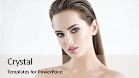  Presentation with youth skin care concept beige - Presentation having splendid - photo of a beautiful young background and a lemonade colored foreground