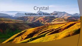  Presentation with popular - PPT layouts enhanced with splendid-icelandic-landscape-with-colorful background and a light blue colored foreground