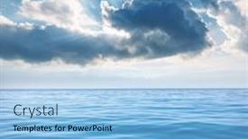  Presentation with summer holiday - Cool new theme with splendid-seascape-of-the-adriatic backdrop and a light blue colored foreground