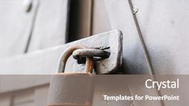  Presentation with performance and execution lock - Colorful slide deck enhanced with splice - image of a lock backdrop and a gray colored foreground