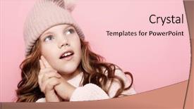  Presentation with childhood - Cool new PPT layouts with splice - people childhood and fashion concept backdrop and a lemonade colored foreground