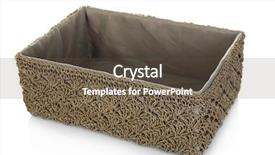  Presentation with wicker - Audience pleasing theme consisting of splice - wicker basket for home things backdrop and a tawny brown colored foreground
