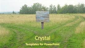  Presentation with path - PPT theme featuring st bartholomew at night background and a teal colored foreground