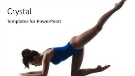  Presentation with stretching - Slide deck enhanced with split arrows - young woman working background and a  colored foreground