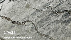 Presentation with asphalt - Cool new theme with road split - closeup of cracks and treadmarks backdrop and a gray colored foreground