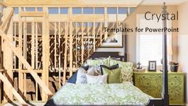  Presentation with laptop screen frame - Amazing slide deck having split-screen-of-cosntruction-framing backdrop and a lemonade colored foreground