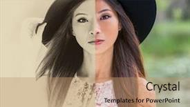  Presentation with black and white religious - PPT layouts featuring split screen sepia black background and a coral colored foreground