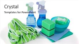  Presentation with work life balance - Slides having sponges against white background background and a white colored foreground