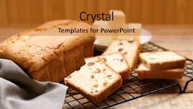  Presentation with heating and cooling - Amazing presentation design having spongy - cooling rack with delicious butter backdrop and a gold colored foreground