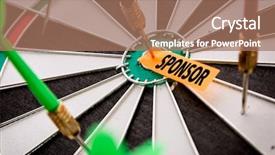  Presentation with sponsor - Amazing PPT layouts having brand decision - sponsor backdrop and a coral colored foreground