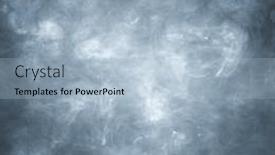  Presentation with spooky - PPT theme having spooky-fog-or-smoke-background and a light blue colored foreground