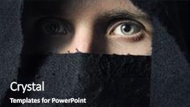  Presentation with spooky - Cool new presentation with spooky man in black hood backdrop and a wine colored foreground