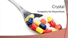  Presentation with spoon - Beautiful presentation theme featuring spoon full of different kind backdrop and a white colored foreground