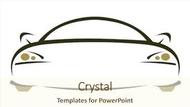  Presentation with car drift - Slides having sport car background and a cream colored foreground