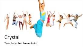  Presentation with patriotic we the people - Beautiful theme featuring sport clerk - people celebrating isolated backdrop and a  colored foreground