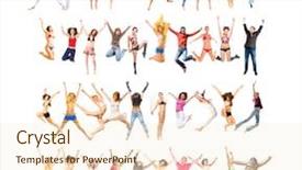  Presentation with team achievement - PPT layouts featuring sport clerk - team achievement team victory background and a  colored foreground