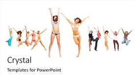  Presentation with united states unity - Theme having sport clerk - united colleagues winning idea background and a  colored foreground