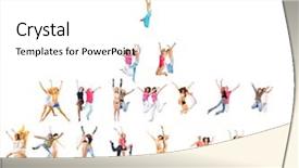  Presentation with united states unity - Presentation theme enhanced with sport clerk - white united colleagues background and a  colored foreground