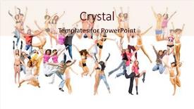  Presentation with floral border over white - PPT layouts with sport clerk - winning idea over white background and a  colored foreground