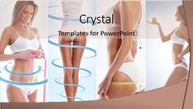  Presentation with body fat - Presentation design consisting of lose health sport fitness nutrition background and a  colored foreground