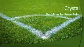  Presentation with sport - Presentation theme with small tin can with blank label isolated on white background and a white colored foreground