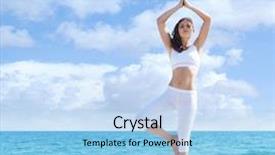  Presentation with sport - Slide deck with sport leisure recreation and free background and a light blue colored foreground