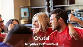  Presentation with victory sport - Audience pleasing PPT layouts consisting of sport people leisure friendship and entertainment concept - happy football fans or friends drinking beer and celebrating victory at bar or pub backdrop and a tawny brown colored foreground