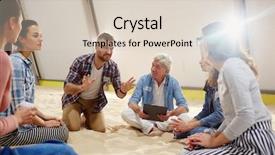  Presentation with intern sharing experence - PPT theme consisting of sport psychology - one of session participants sharing background and a lemonade colored foreground