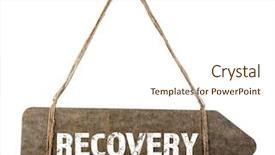  Presentation with signboard - Cool new slide deck with sport psychology - rehabilitation concept signboard with word backdrop and a cream colored foreground