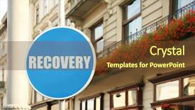  Presentation with rehabilitation - PPT theme enhanced with sport psychology - rehabilitation concept signboard with word background and a tawny brown colored foreground