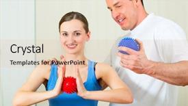  Presentation with physical exercises - PPT layouts enhanced with close up dove bird sitting in the nest on a palm tree at thailand background and a tawny brown colored foreground