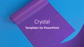  Presentation with sport blue - PPT theme having sport-training-rubber-tape background and a violet colored foreground