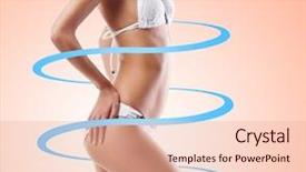  Presentation with being a single woman - Cool new slide deck with sport woman being in spiral backdrop and a lemonade colored foreground