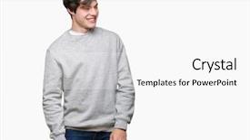  Presentation with adventure sports man - Theme having sporti - young handsome sporty man wearing background and a white colored foreground