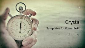  Presentation with old - Slides with sports - old chronometer background background and a light gray colored foreground