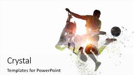  Presentation with soccer game analysis - Presentation with sports - soccer game background mixed media background and a white colored foreground