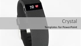  Presentation with activity - Audience pleasing PPT layouts consisting of sports-activity-tracker-wristband backdrop and a light gray colored foreground