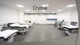  Presentation with football stadium - Theme enhanced with sports and medical massage office background and a light gray colored foreground