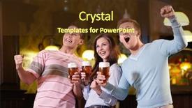  Presentation with sports bar sports bar - Colorful slides enhanced with sports bar - fans of beer backdrop and a tawny brown colored foreground