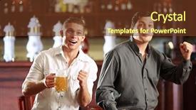  Presentation with two men on a judo - Slides enhanced with sports bar sports bar - two men are experiencing their background and a tawny brown colored foreground