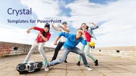  Presentation with culture - Presentation design featuring idc - technology close up of computer background and a ocean colored foreground.