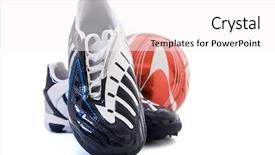  Presentation with ball sports - Slides featuring  background and a  colored foreground