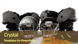  Presentation with methods to protect against unwanted precnancy in m - Colorful slides enhanced with sports gears against white backgorund backdrop and a tawny brown colored foreground