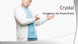  Presentation with arab - Beautiful presentation featuring sports invitation - middle age arab man wearing backdrop and a  colored foreground