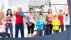  Presentation with sports nutrition - Slide deck enhanced with sports nutrition - young woman with scales background and a lemonade colored foreground