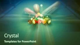  Presentation with billiard - Colorful slide deck enhanced with sports pub - billiard table vintage background beginning backdrop and a ocean colored foreground