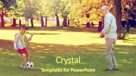  Presentation with generation - Audience pleasing slides consisting of sports related - family generation game sport backdrop and a tawny brown colored foreground