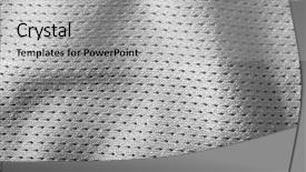  Presentation with fabric - PPT theme consisting of sports uniform - texture of a modern sport background and a light gray colored foreground