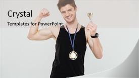  Presentation with reward - Amazing slide set having  backdrop and a  colored foreground